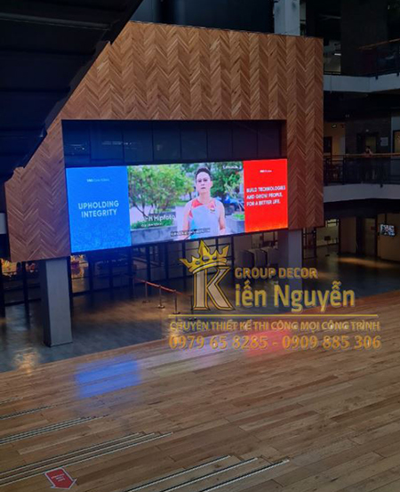Thi công màn hình Led  trong nhà siêu nét