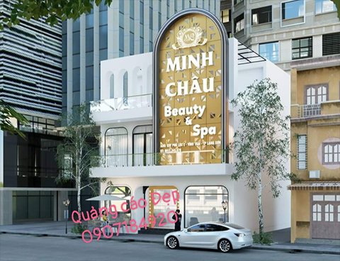 bảng hiệu spa minh châu