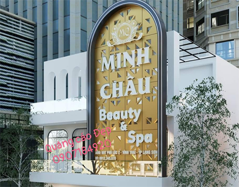 Bảng Hiệu SPA MINH CHÂU ĐẸP