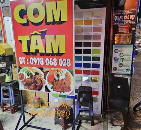 Bảng hiệu đứng cơm Tấm Đẹp