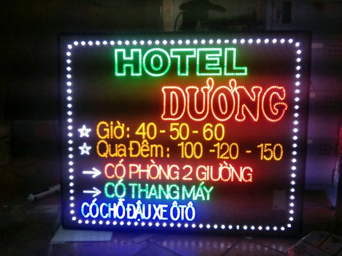 Bảng Hiệu Khách Sạn
