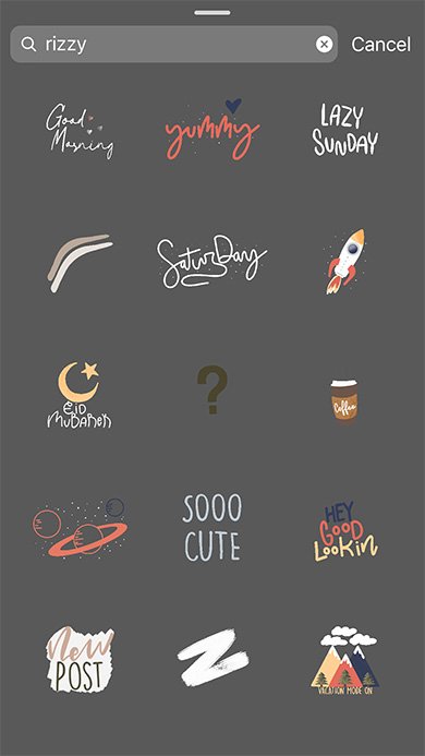 Các từ khóa tìm ảnh Gif. dễ thương trang trí Story trên Instargram.