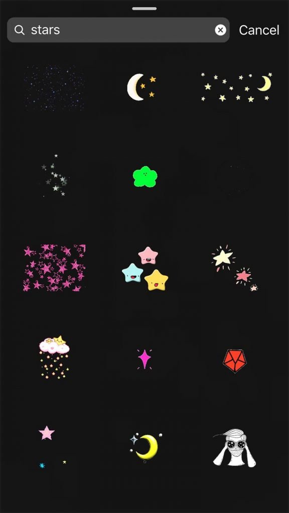 Các từ khóa tìm ảnh Gif. dễ thương trang trí Story trên Instargram.