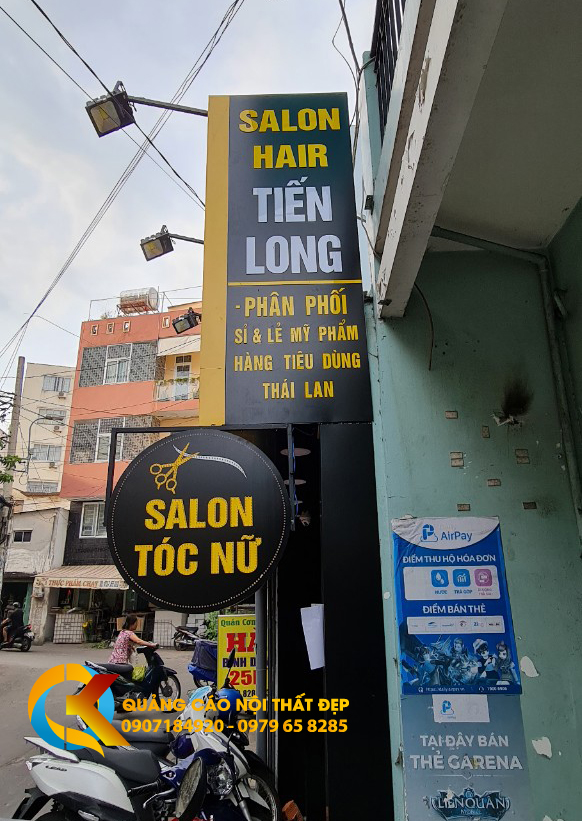 Bảng hiệu Quảng cáo Salon Tóc