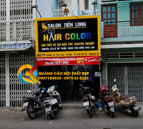 Bảng hiệu Quảng cáo Salon Tóc