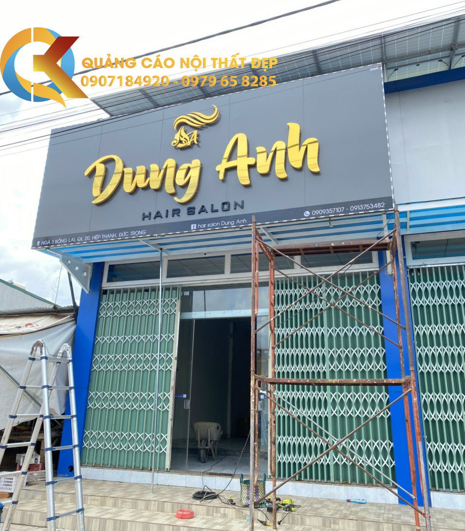 Bảng hiệu salon Tóc Đẹp